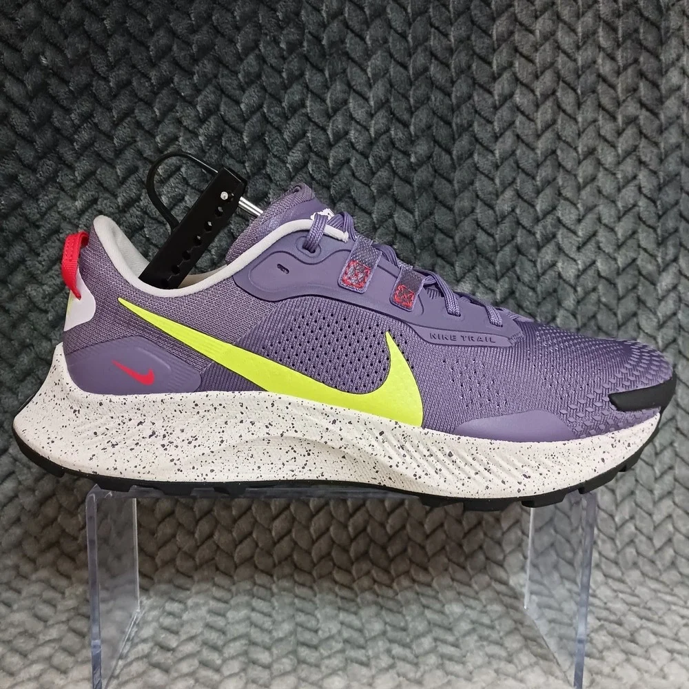 Nike Pegasus Trail 3 Canyon Purple Volt Women's Running Sneakers Shoes Size 10